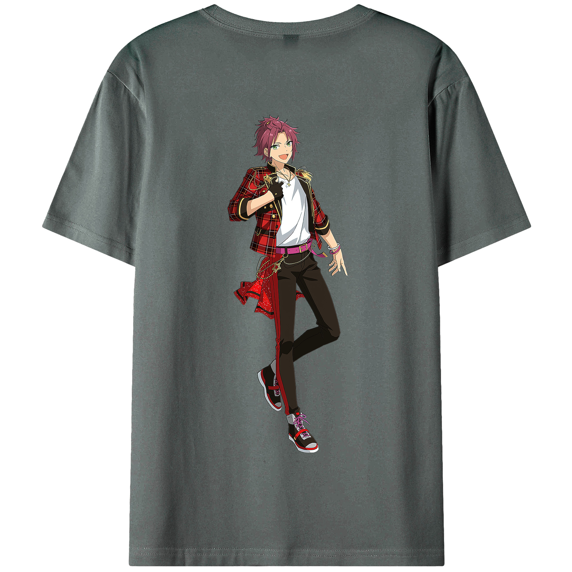 （画像用） あんさんぶるスターズ! Ensemble Stars 綿100％半袖Tシャツ（背面プリント）